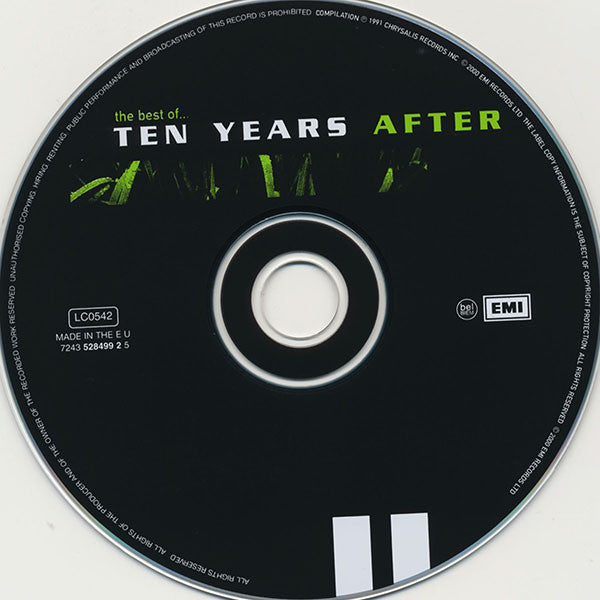 Ten Years After - The Best of (2000 CD) NM