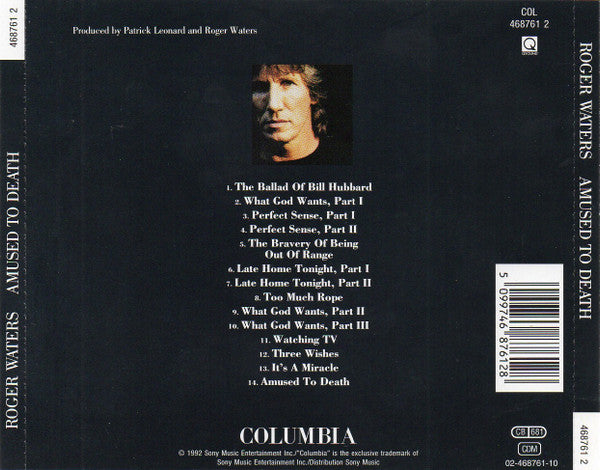 Roger Waters - Amused to death (1992 CD) Sealed
