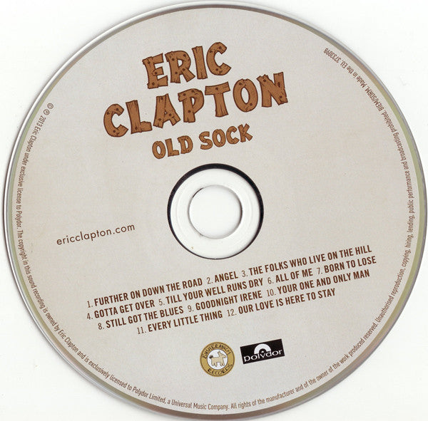 Eric Clapton - Old Sock (2013 CD) NM