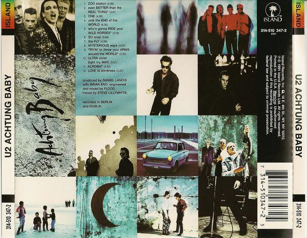 U2 - Achtung Baby (1991 US CD) VG+