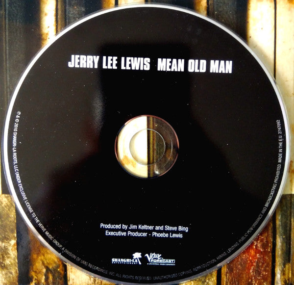 Jerry Lee Lewis - Mean Old Man (2010 CD) VG+