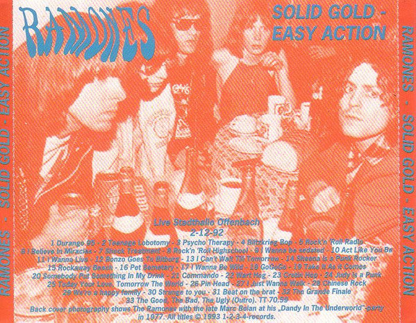 Ramones - Solid Gold - Easy Action (1990s CD) NM