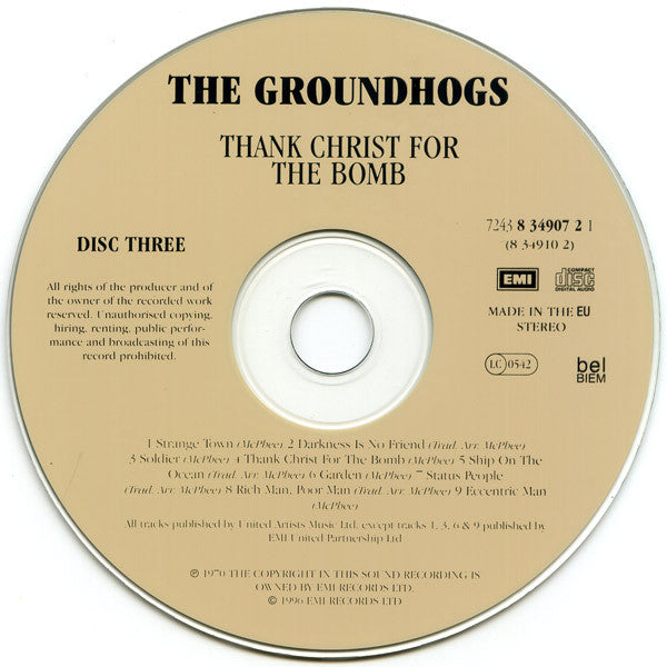 Groundhogs - Four Groundhogs Originals (1996 4xCD Box Set) Mint