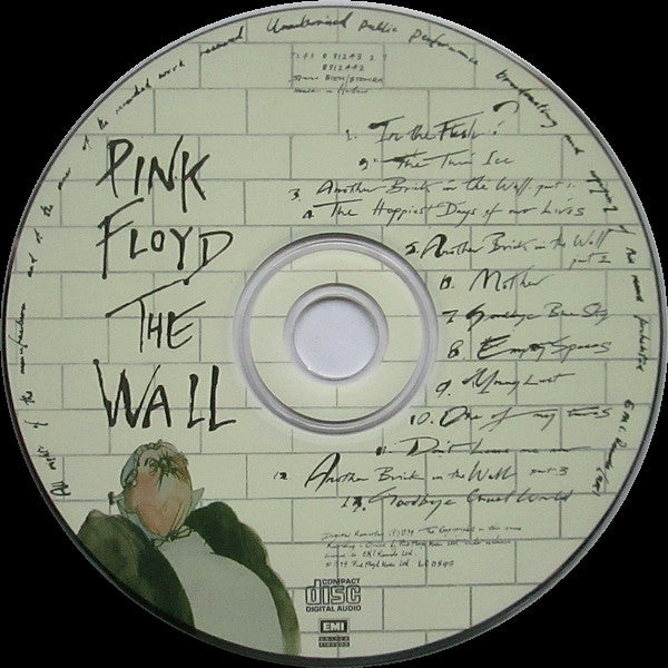 Pink Floyd - The Wall (1994 'Fatboy' DCD) VG+