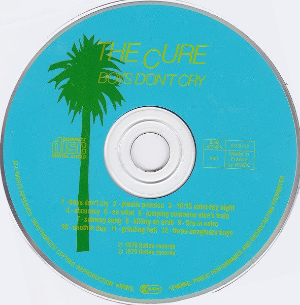 Cure - Boys Don't Cry (Rare 1986 CD) NM