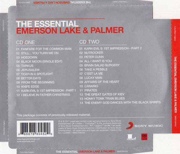 Emerson Lake & Palmer - The Essential (2011 DCD) NM
