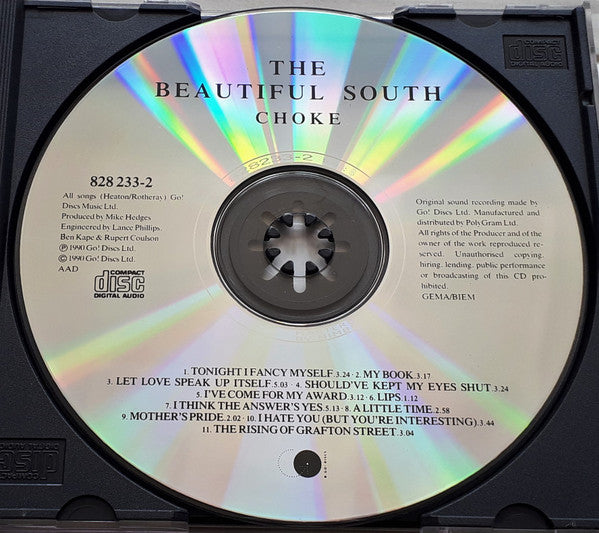 Beautiful South - Choke (1990 CD) VG+