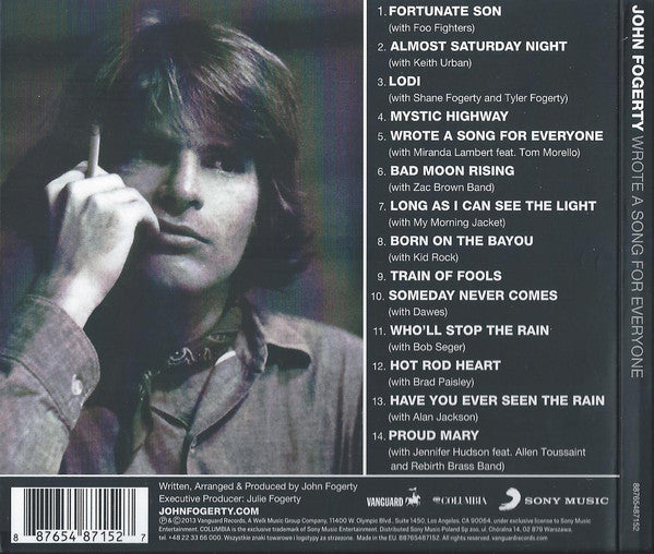 John Fogerty - Wrote a Song For Everyone (2013 CD) NM