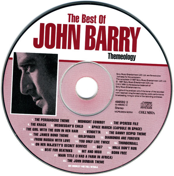 John Barry - The Best Of ~ Themeology (1997 CD) NM