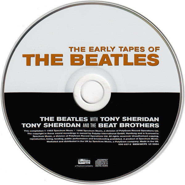 Beatles - The Early Tapes of The Beatles with Tony Sheridan (1998 CD) Mint