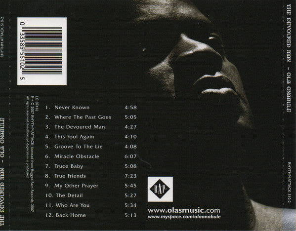 Ola Onabule - The Devoted Man (2007 CD) NM