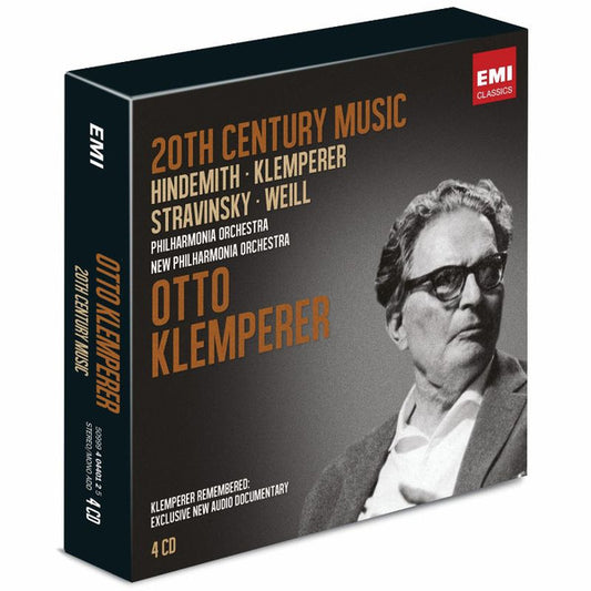 Otto Klemperer - 20th Century Music (2013 EMI Classics 4 CD Box Set) NM