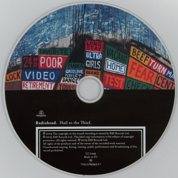 Radiohead - Hale to the Thieve (2003 CD) VG+