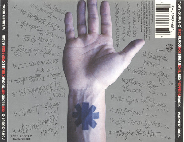 Red Hot Chili Peppers - Blood Sugar Sex Magik (1997 CD) VG+