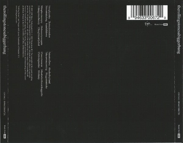 Rolling Stones - A Bigger Bang (2005 CD) NM