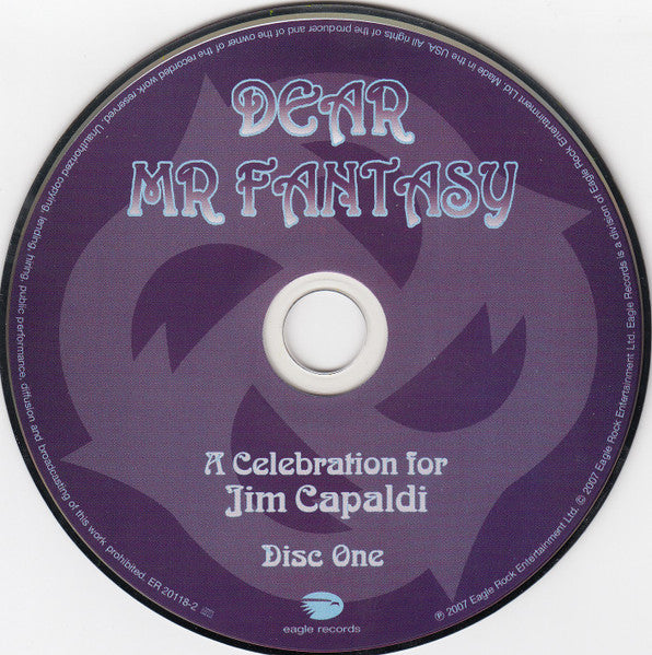 Various - Dear Mr Fantasy ~ A Celebration for Jim Capaldi (US 2007 DCD) NM