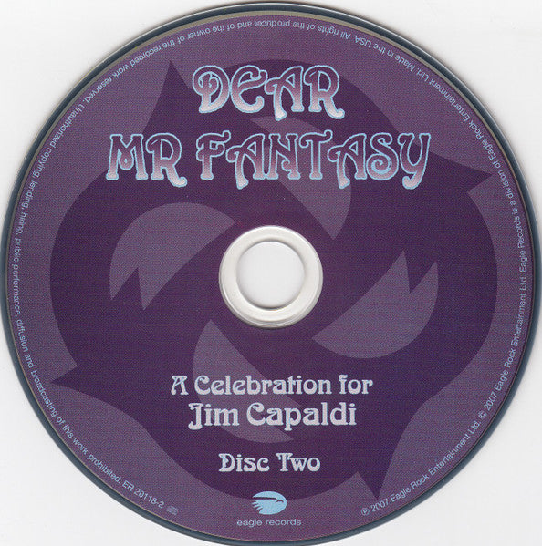 Various - Dear Mr Fantasy ~ A Celebration for Jim Capaldi (US 2007 DCD) NM