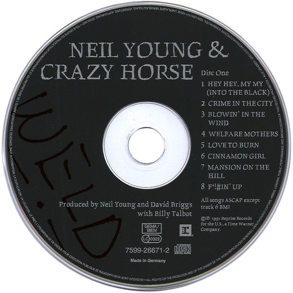 Neil Young & Crazy Horse - Weld (1991 DCD) VG+