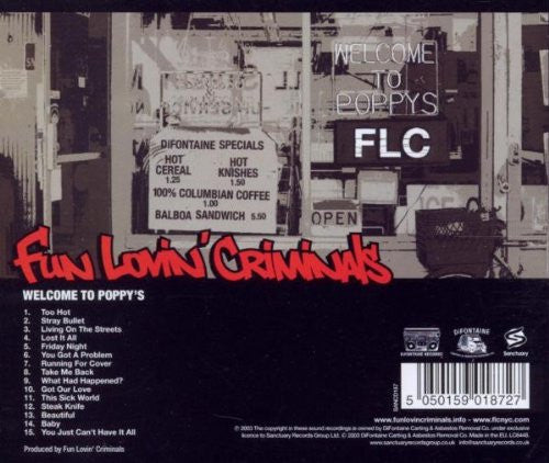 Fun Lovin' Criminals - Welcome to Poppies (2003 CD) NM