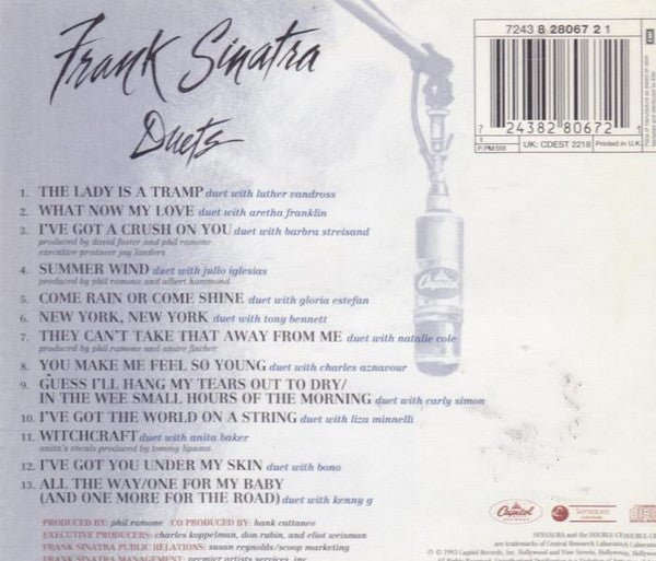 Frank Sinatra - Duets (1993 CD) VG+