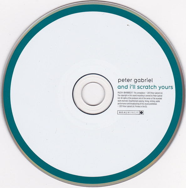 Peter Gabriel / Various - and I'll Scratch Yours (2013 CD) VG+