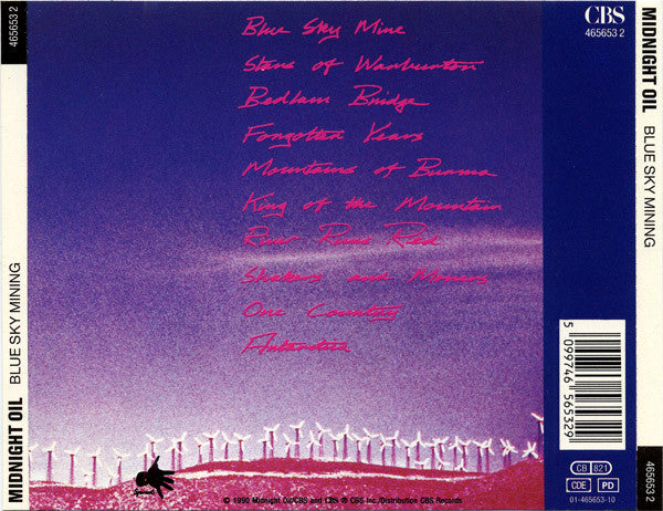 Midnight Oil - Blue Sky Mining (1990 CD) NM