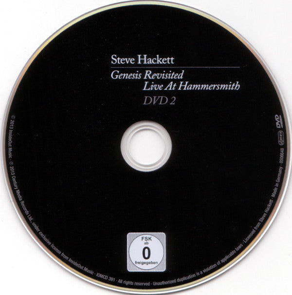 Steve Hackett ~ Genesis revisited: Live at Hammersmith (3xCD/2DVD) 5.1 NO BOX!