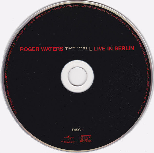 Roger Waters [Pink Floyd] - The Wall Live in Berlin (DCD & DVD Box 5.1) NM