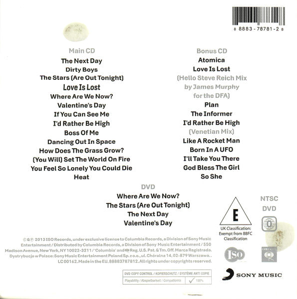 David Bowie - The Next Day Extra (2013 Limited Edition Box Set) NM