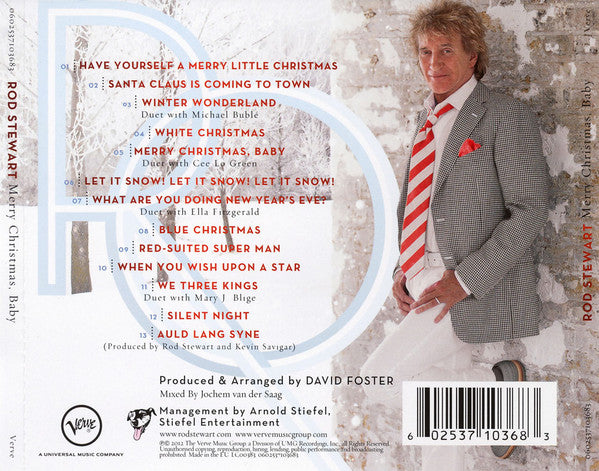 Rod Stewart - Merry Christmas, Baby (2012 CD) VG+