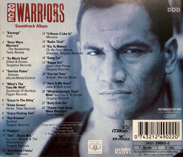 Murray Grindlay / Various - Once Were Warriors (1994 OST CD) NM