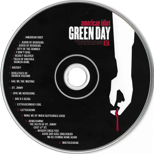 green day cd ラベル