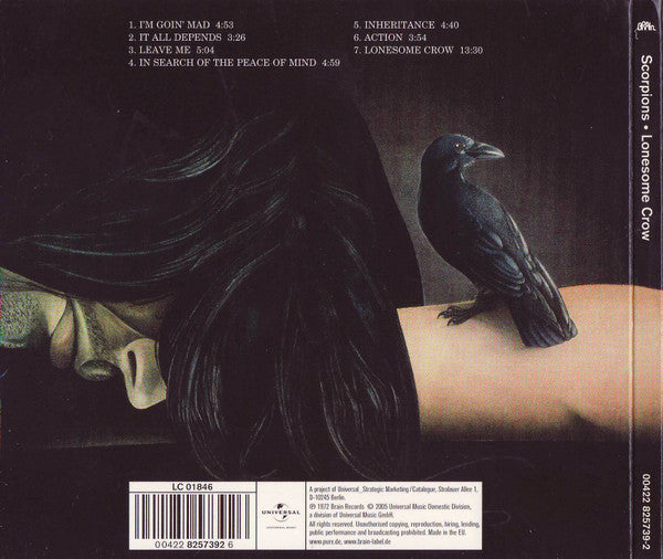 Scorpions - Lonesome Crow (2005 CD) NM