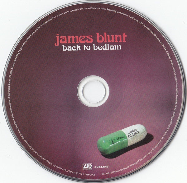 James Blunt - Back to Bedlam (2005 CD) NM