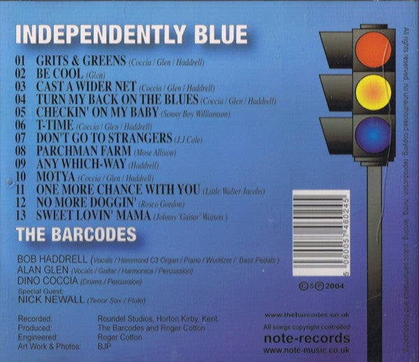 Barcodes - Independently Blue (2004 Blues CD) Mint