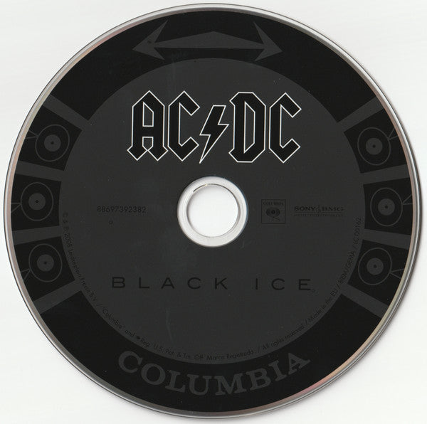 AC/DC - Black Ice (2008 White Embossed Digi-Pak CD) VG+