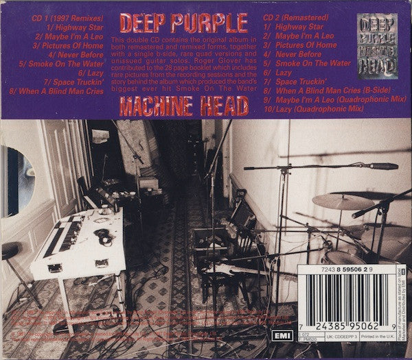 Deep Purple - Machine Head (1997 Anniversary Edition 'Swindon' DCD) Mint