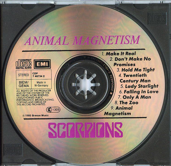 Scorpions - Animal magnetism (1988 CD) VG+