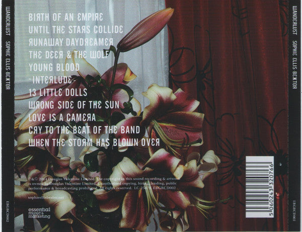Sophie Ellis-Bextor - Wanderlust (2014 CD) Mint