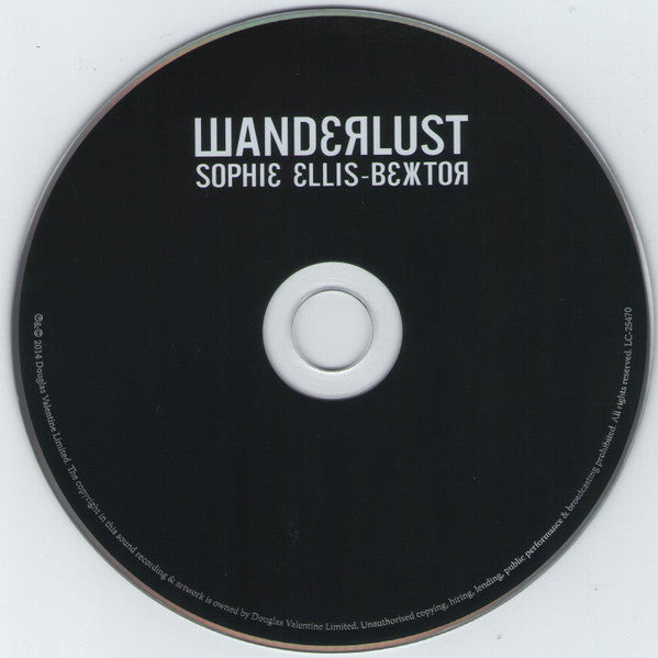 Sophie Ellis-Bextor - Wanderlust (2014 CD) Mint