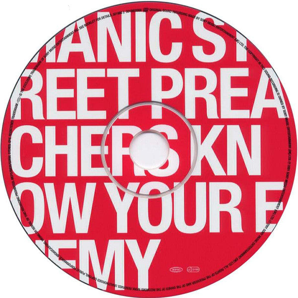 Manic Street Preachers - Know Your Enemy (2001 CD) VG+