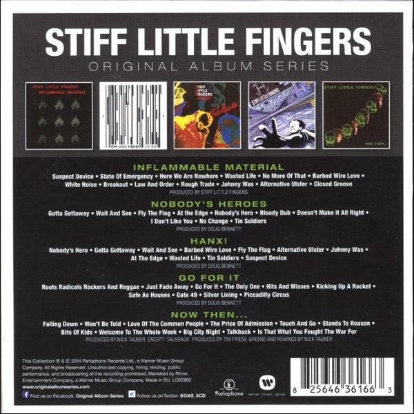 Stiff Little Fingers - Original Album Series (5 CD Box Set) VG+