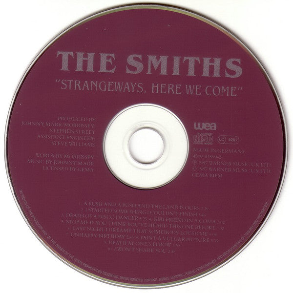 Smiths - Strangeways, Here We Come (1993 CD) NM