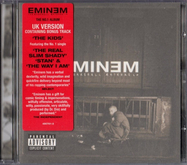 Eminem - The Marshall Mathers LP (UK CD + Bonus) NM
