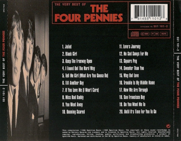 Four Pennies - The Very Best of (1996 CD) Mint
