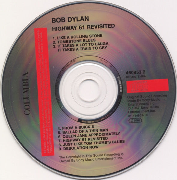 Bob Dylan - Highway 61 Revisited (1991 CD) NM