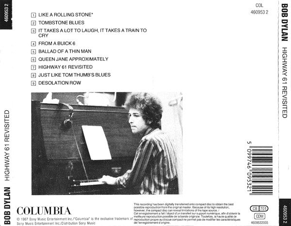 Bob Dylan - Highway 61 Revisited (1991 CD) NM