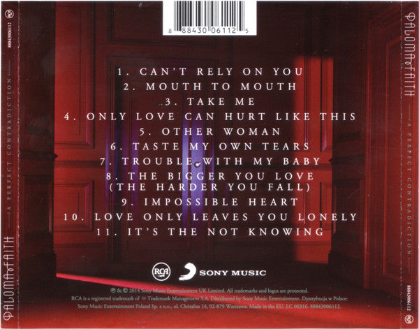 Paloma Faith - A Perfect Contradiction (2014 CD) NM