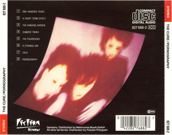 Cure - Pornography (1985 1st Press CD) VG+