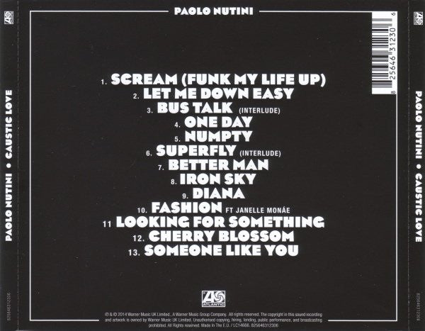 Paolo Nutini - Caustic Love (2014 CD) Mint